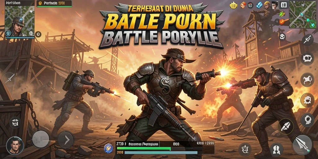 Gameplay Battle Royale yang mendebarkan dan seru di 2739.