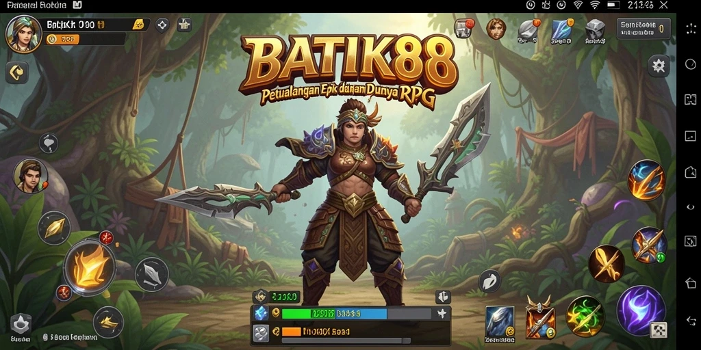 Tampilan dinamis dari gameplay BATIK88 yang mendebarkan.