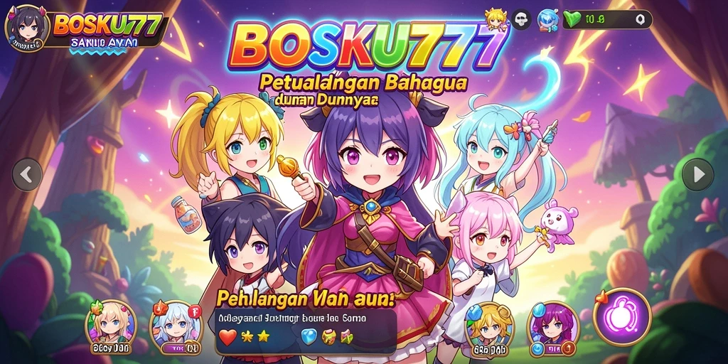 Gameplay mendebarkan dengan karakter anime yang berjuang.