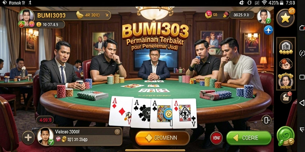 Tampilan gameplay BUMI303 yang menarik dan interaktif.