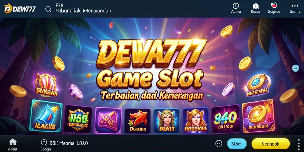 Gameplay seru DEWA777 dengan tema Slot yang menarik.