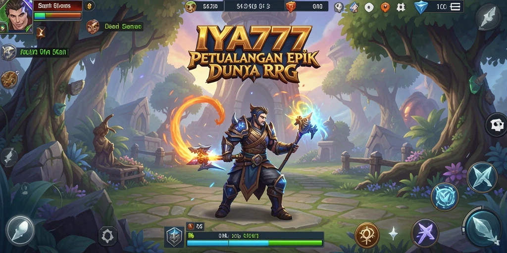 Tampilan screenshot game IYA777 dengan karakter dan lingkungan RPG yang menakjubkan.