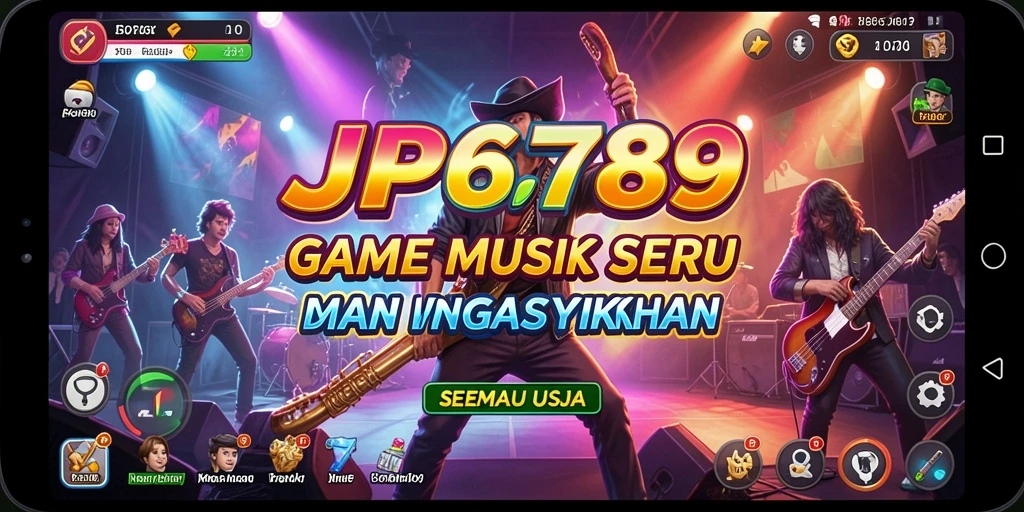 Screenshot gameplay JP6789 menampilkan pengalaman bermain musik yang seru.