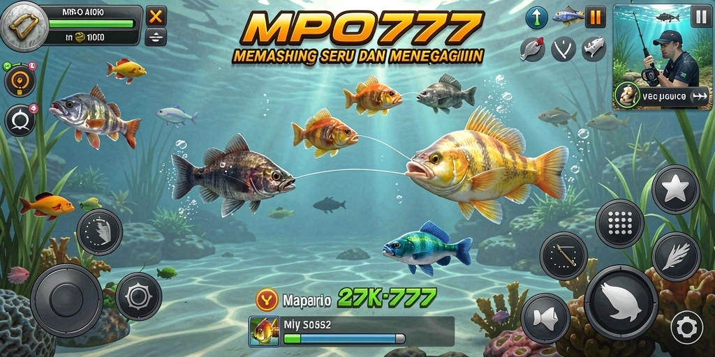 Gameplay MPO777 yang seru dengan berbagai jenis ikan.