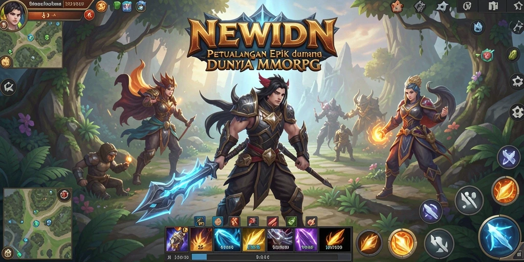 Gameplay seru di dunia epik NEWIDN.