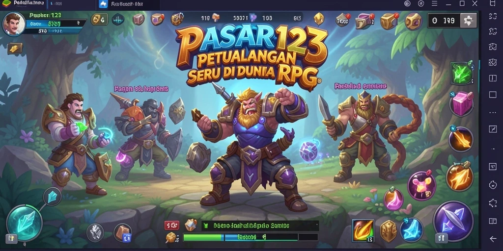 Tangkapan layar menunjukkan momen seru dalam pertempuran RPG.