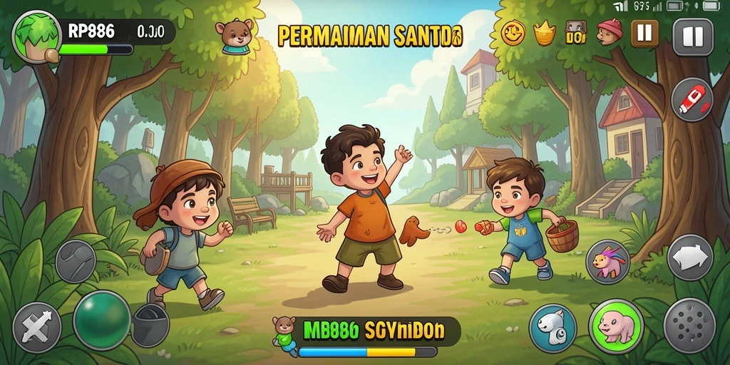 Tampilan gameplay RP886 yang menarik dan menghibur.