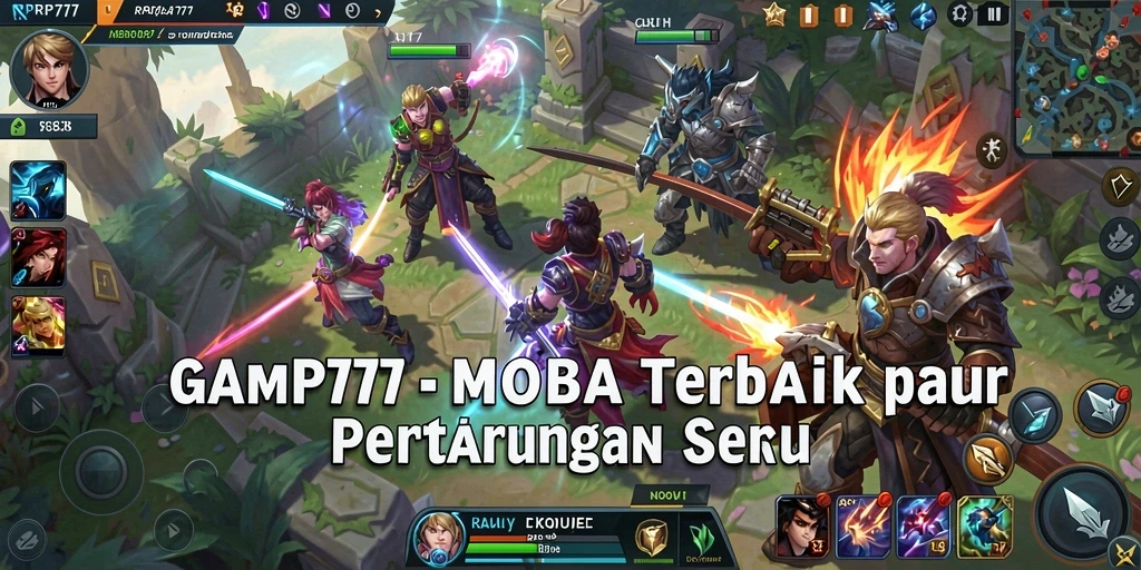 Menampilkan aksi seru dalam pertarungan tim di RPRP777.