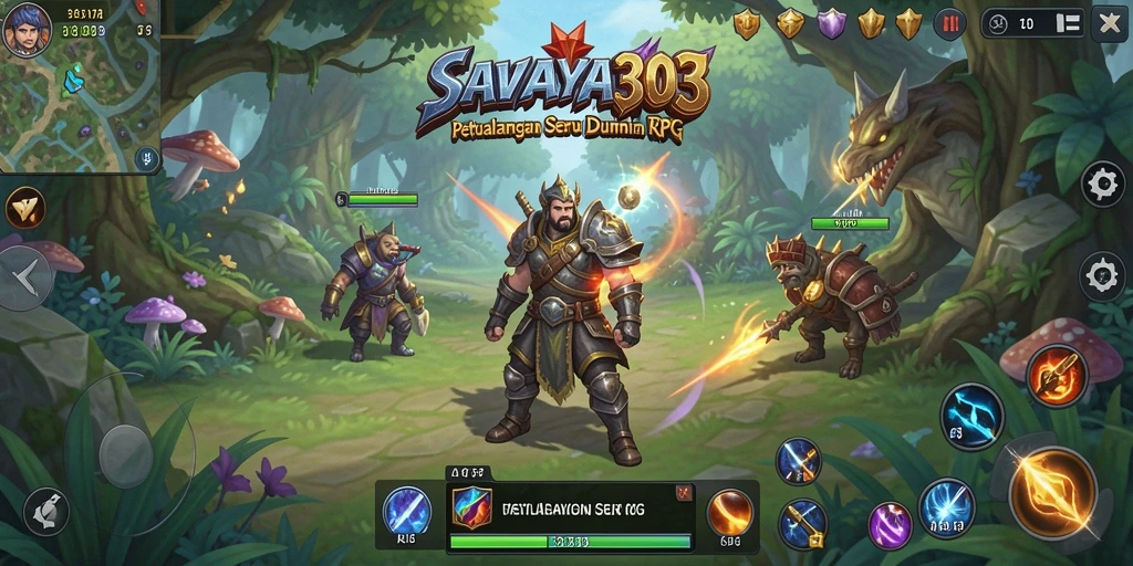 Tampilan gameplay SAVAYA303 yang menawan dan penuh aksi RPG.