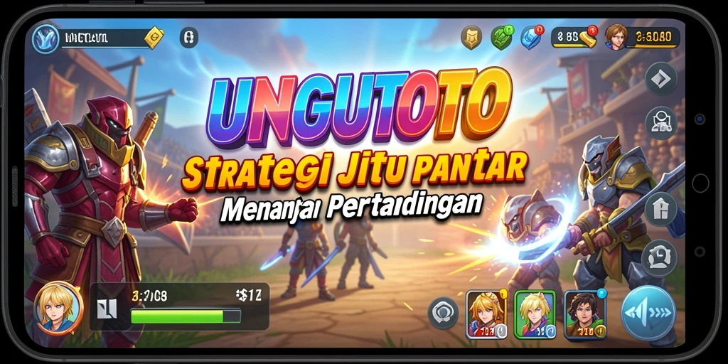 Tampilan gameplay UNGUTOTO yang mendebarkan dan penuh strategi.