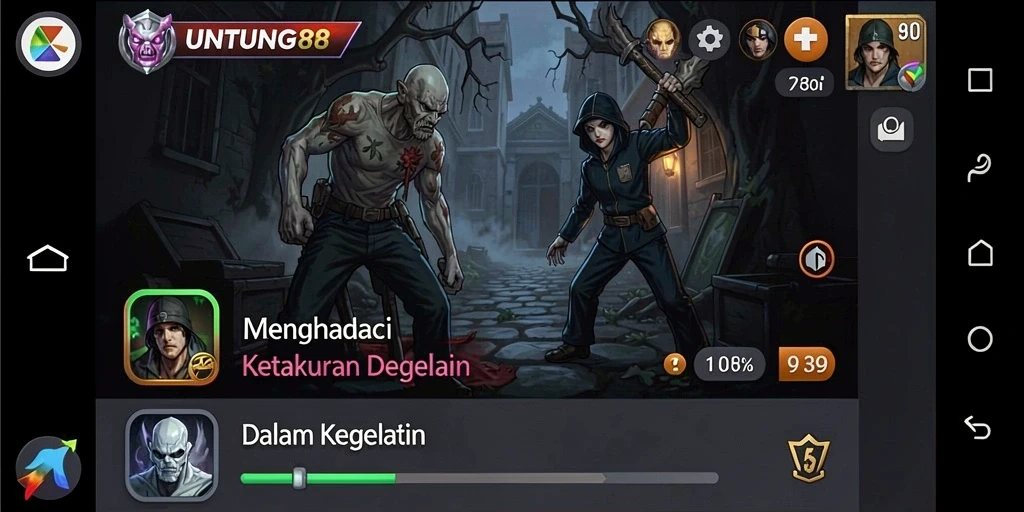 Tampilan gameplay UNTUNG88 yang mencekam dan menegangkan.