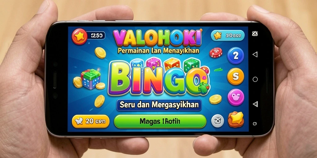 Screenshot VALOHOKI menampilkan gamer yang sedang menikmati permainan Bingo.