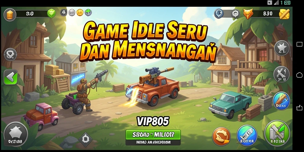 Gameplay VIP805 yang seru dan mendebarkan dalam format Idle.
