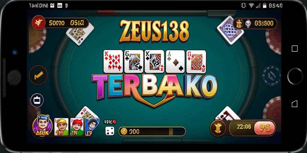 Tampilan gameplay seru dalam permainan Domino ZEUS138.